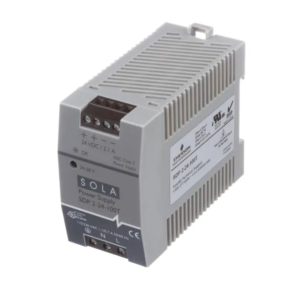 SDP224100T SOLAHD SDP LOW POWER DIN POWER SUPPLY, 50W, 24V OUTPUT, 115-230V AC/DC INPUT (SDP 2-24-100T)